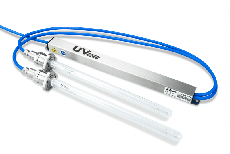 UVpro FM 40 pentru dezinfectie lichide din bazine, producator Nuvonic (ORCA)